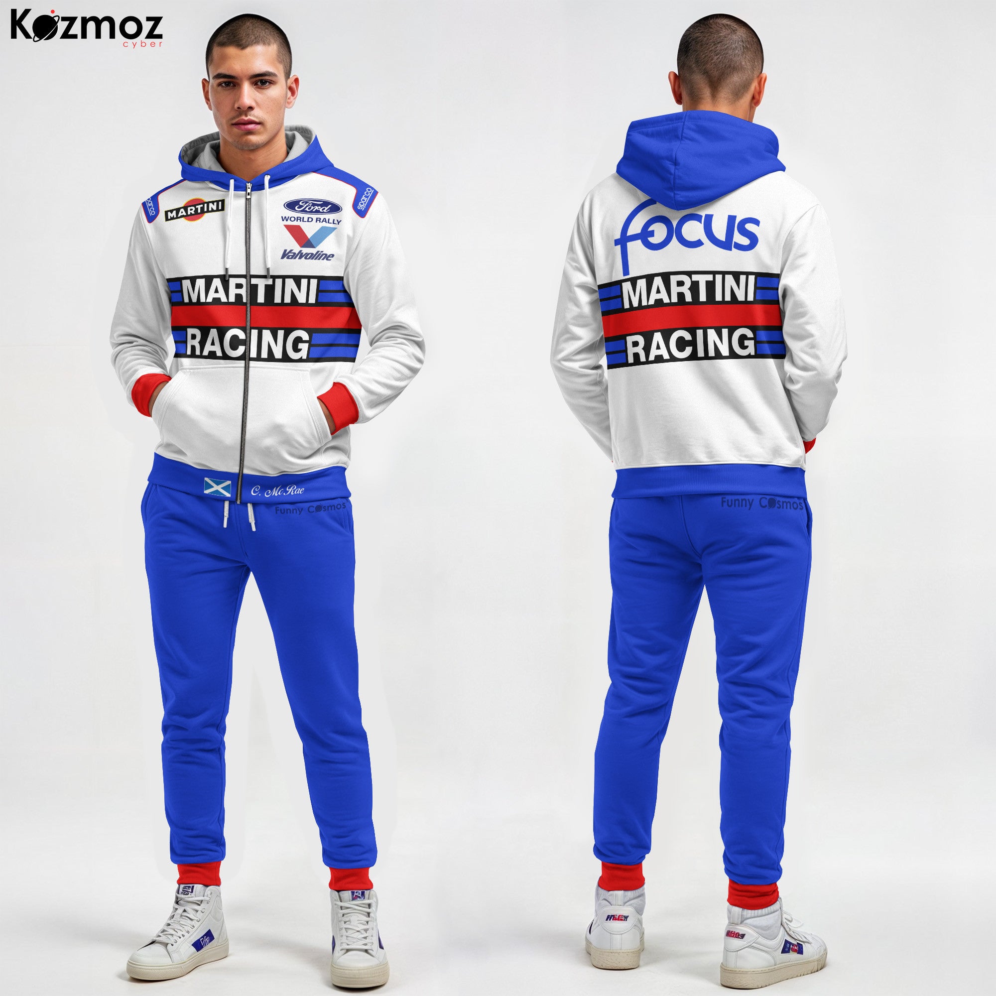 Colin McRae Racing Costume Suit 2001 - Ford Focus Martini WRC Team