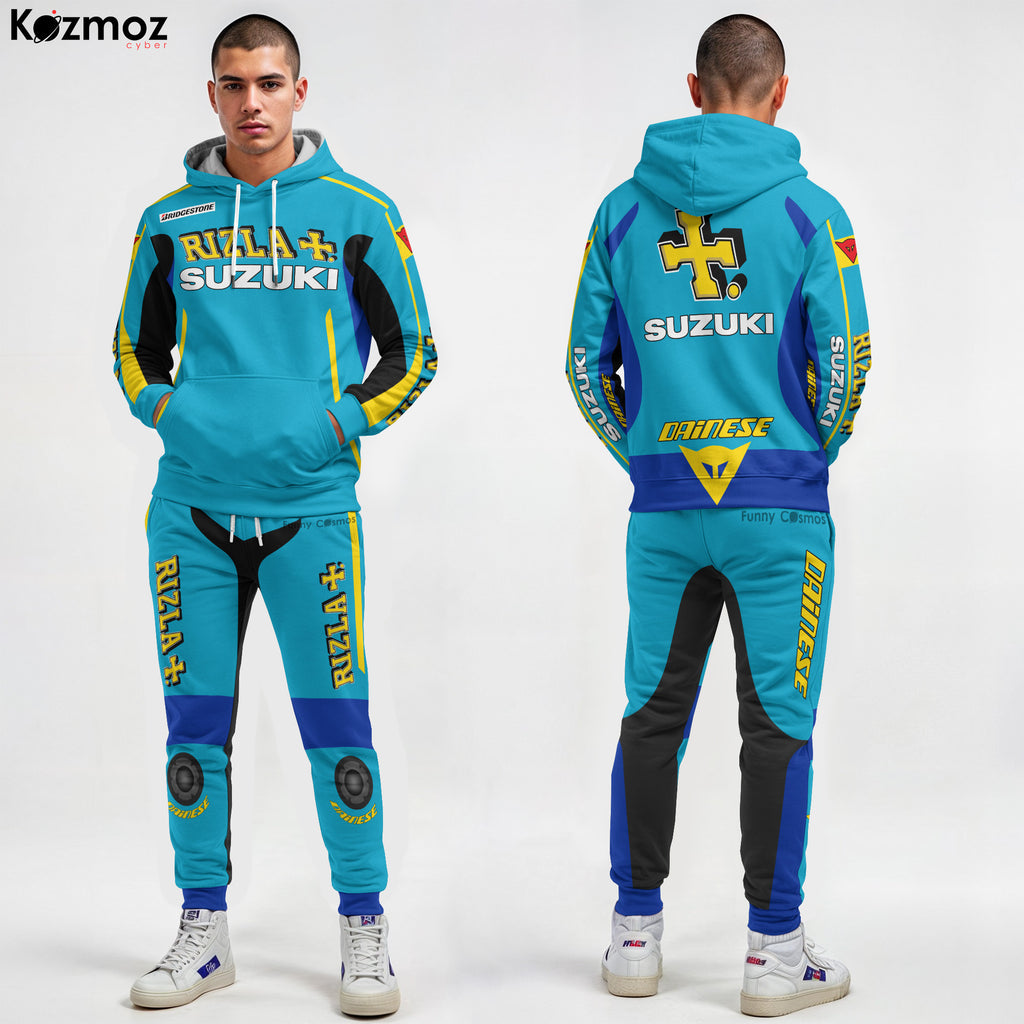 Alvaro Bautista Racing Costume Suit - Rizla Suzuki MotoGP Team