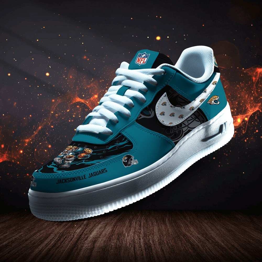 Jacksonville Jaguars Personalized Version 4 AF1 Shoes