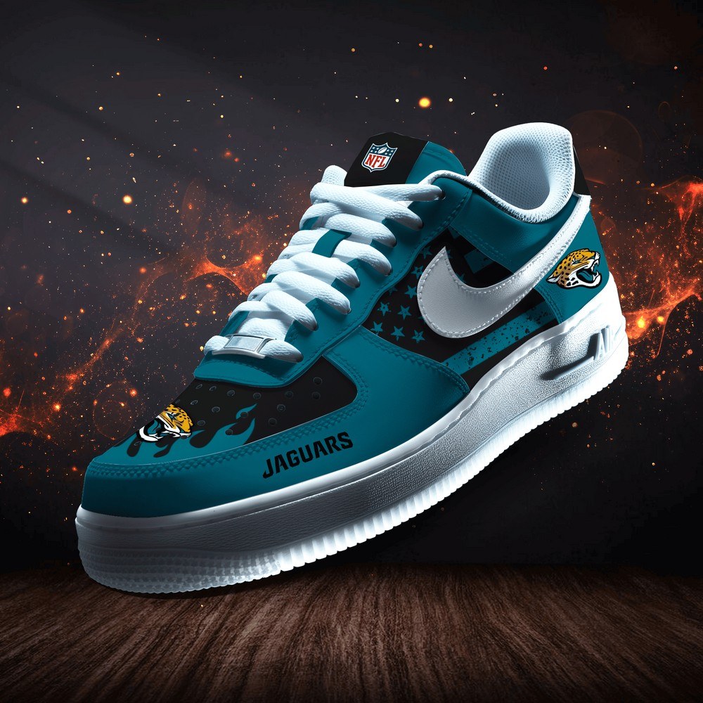 Jacksonville Jaguars Personalized Version 7 AF1 Shoes