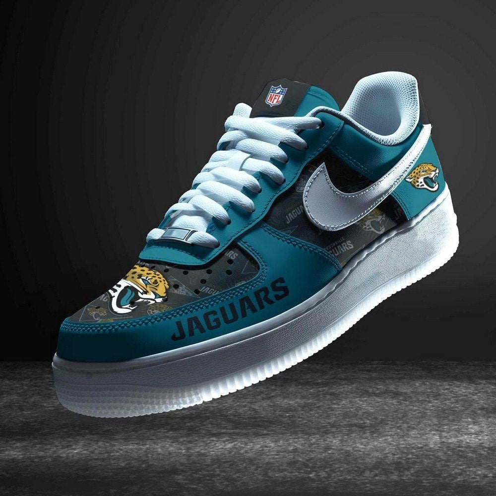 Jacksonville Jaguars Personalized Version 8 AF1 Shoes