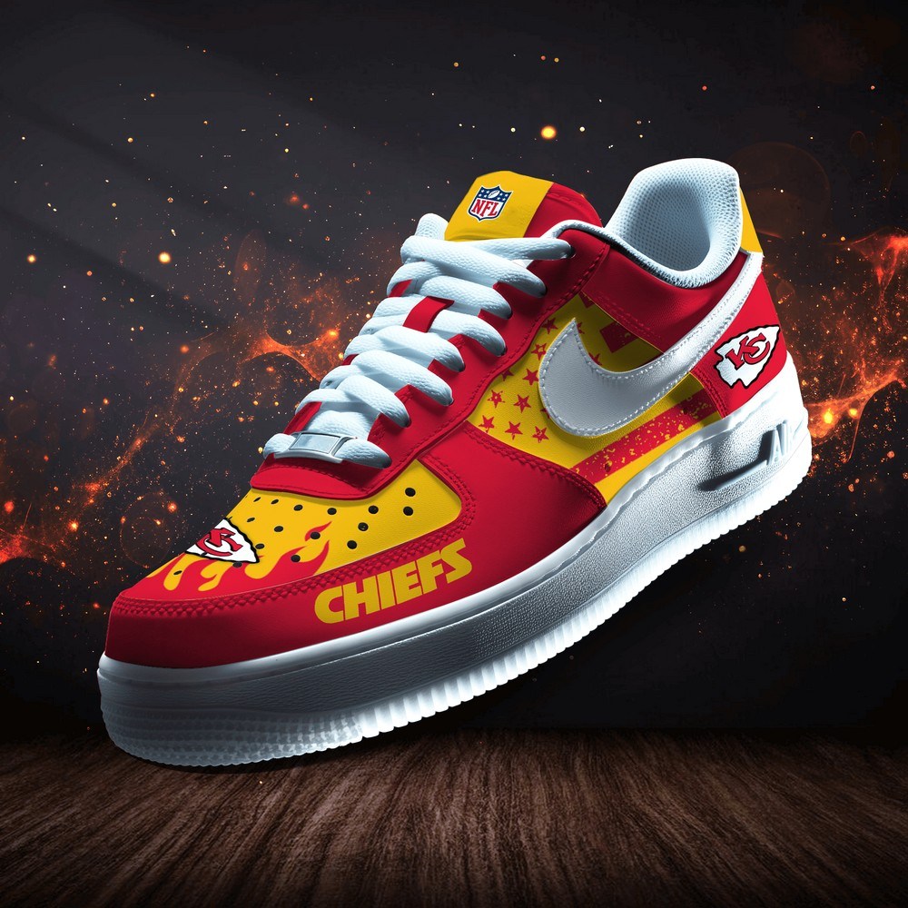 Kansas City Chiefs Personalized Version 7 AF1 Shoes