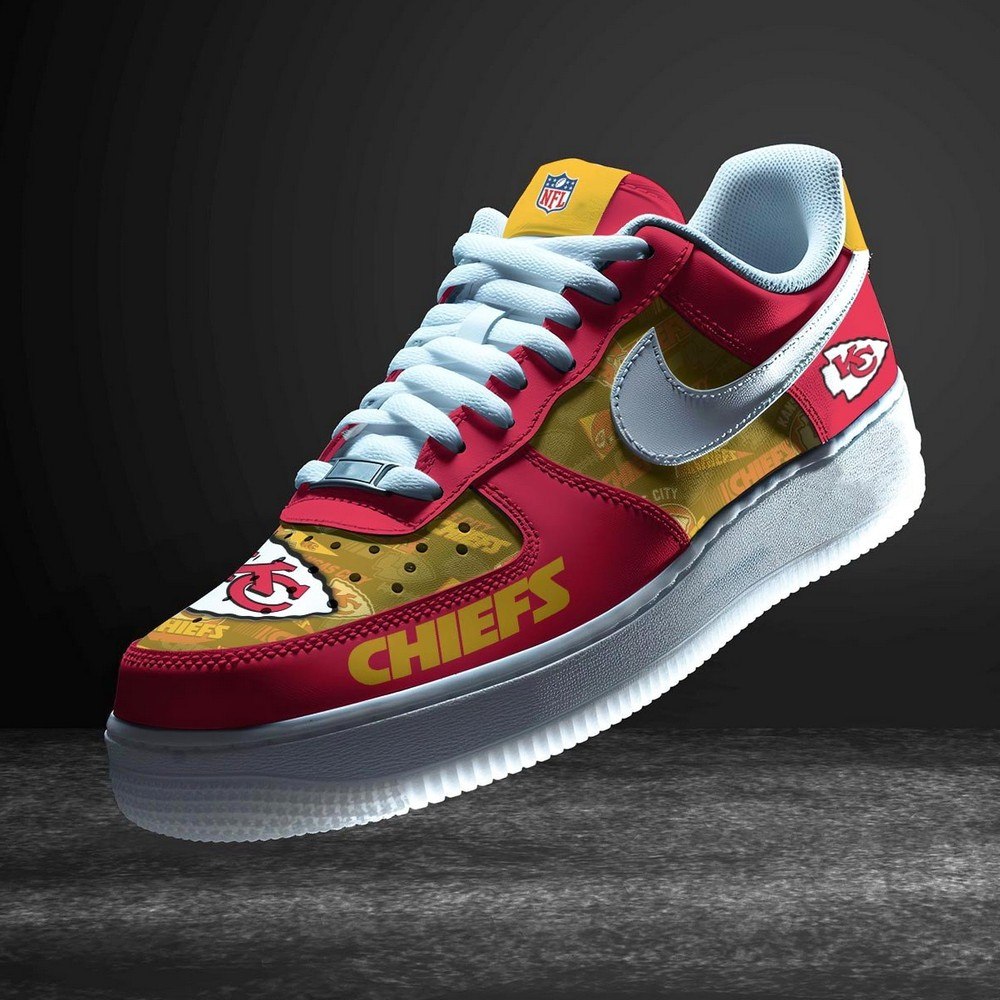 Kansas City Chiefs Personalized Version 8 AF1 Shoes