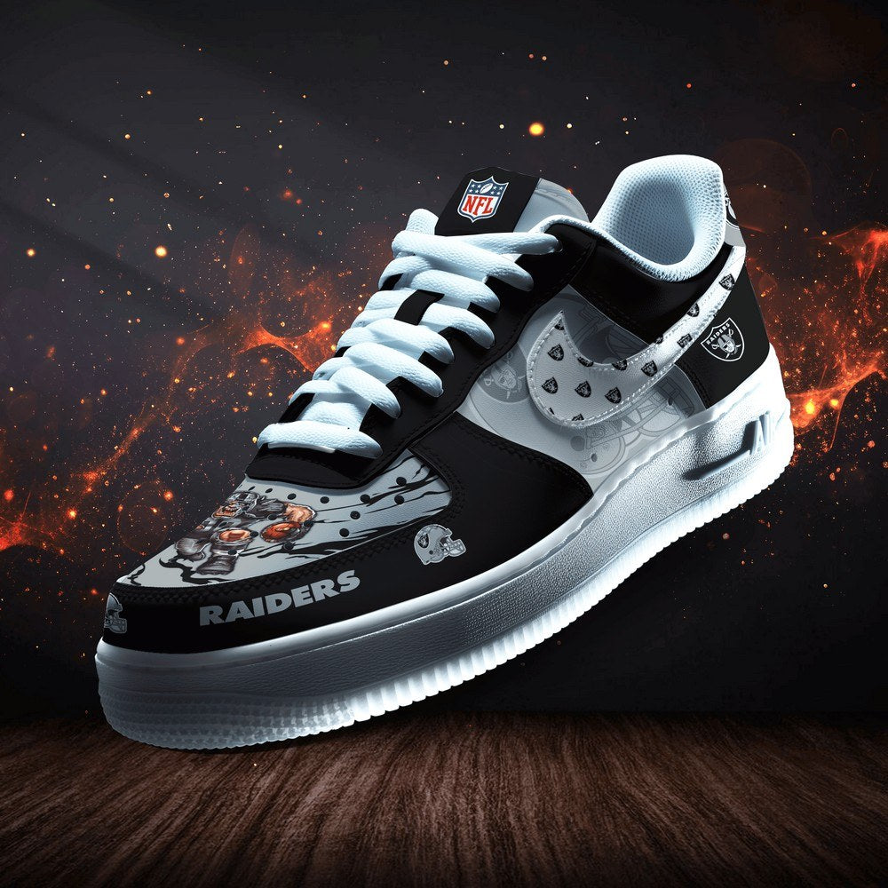 Las Vegas Raiders Personalized Version 3 AF1 Shoes