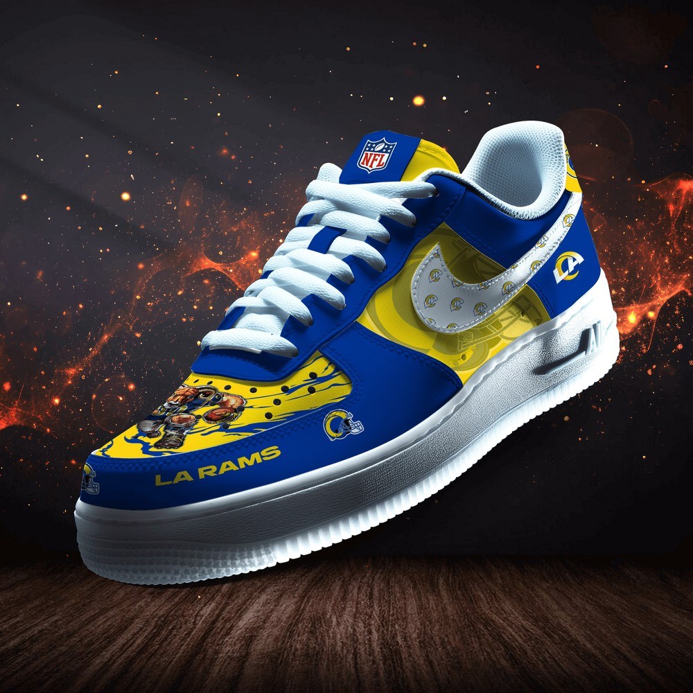 Los Angeles Rams Personalized Version 2 AF1 Shoes