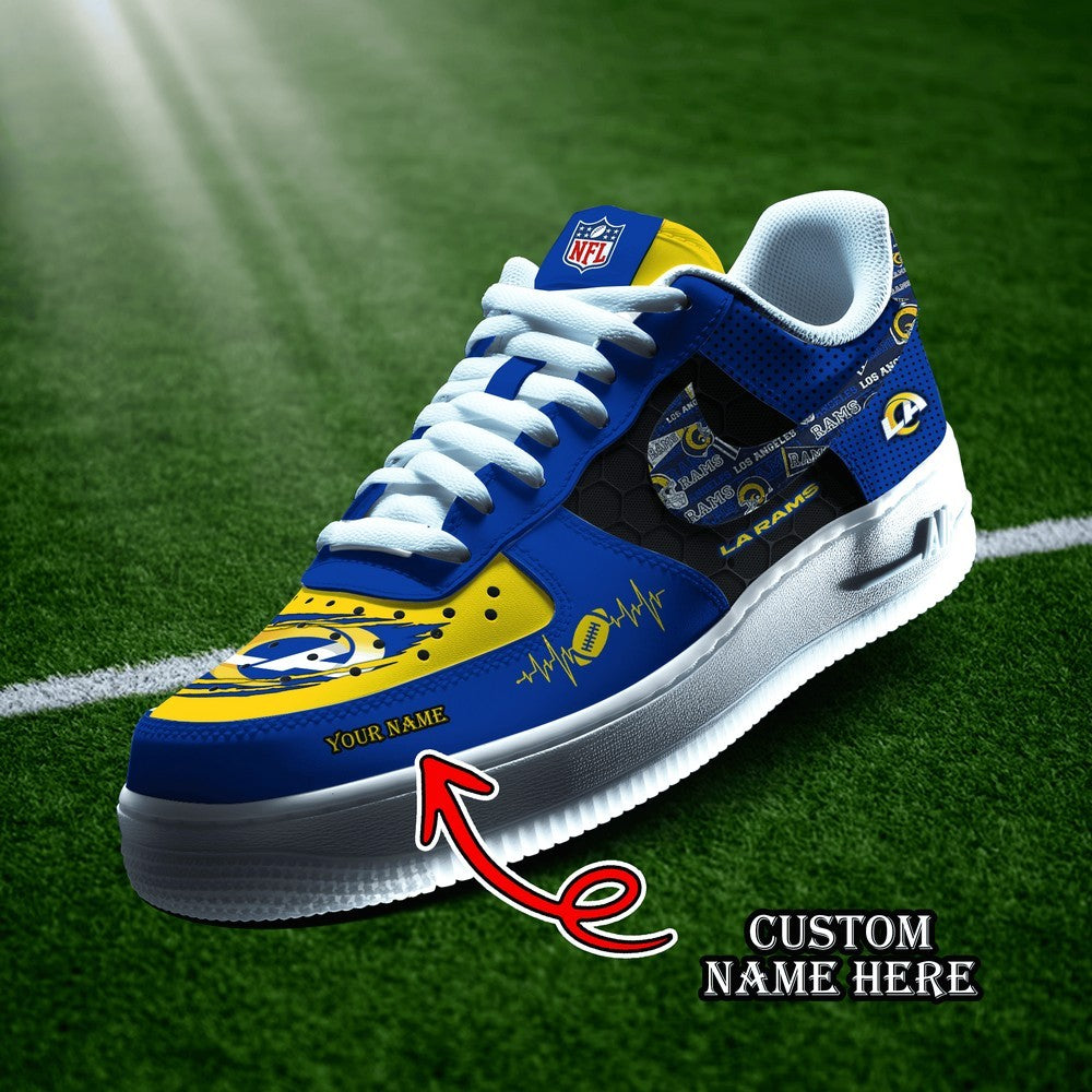 Los Angeles Rams Personalized Version 6 AF1 Shoes