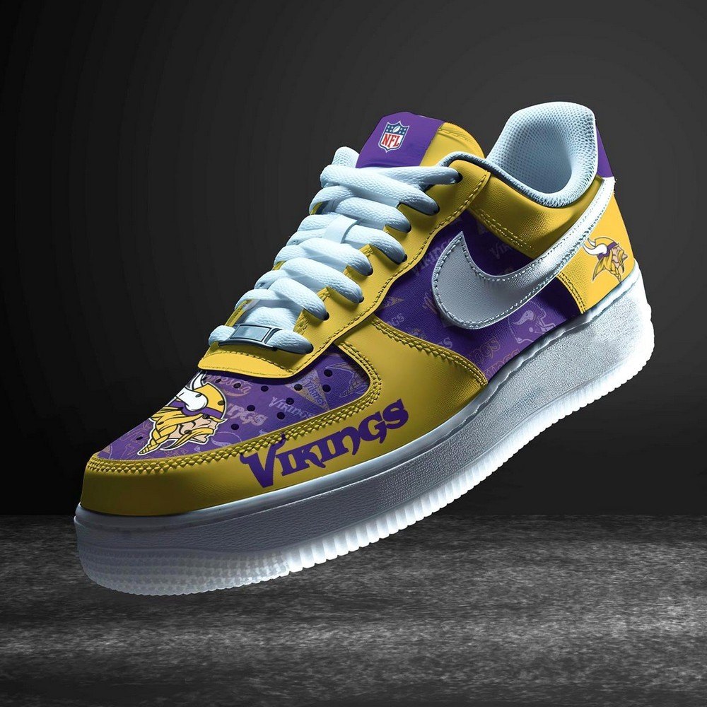 Minnesota Vikings Personalized Version 7 AF1 Shoes