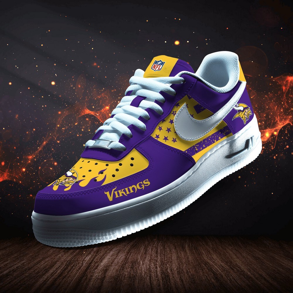 Minnesota Vikings Personalized Version 8 AF1 Shoes