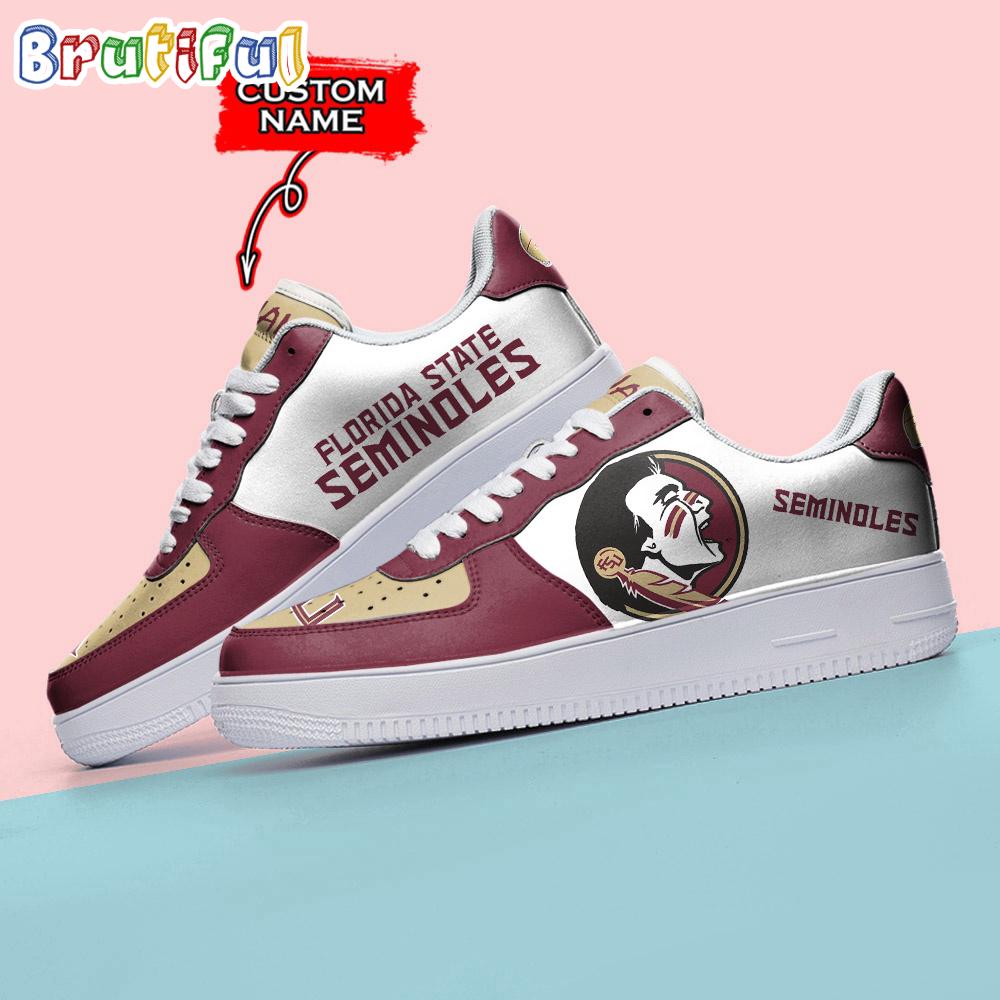 Ncaa Florida State Seminoles Sporty Air Force 1 Shoes Sneaker