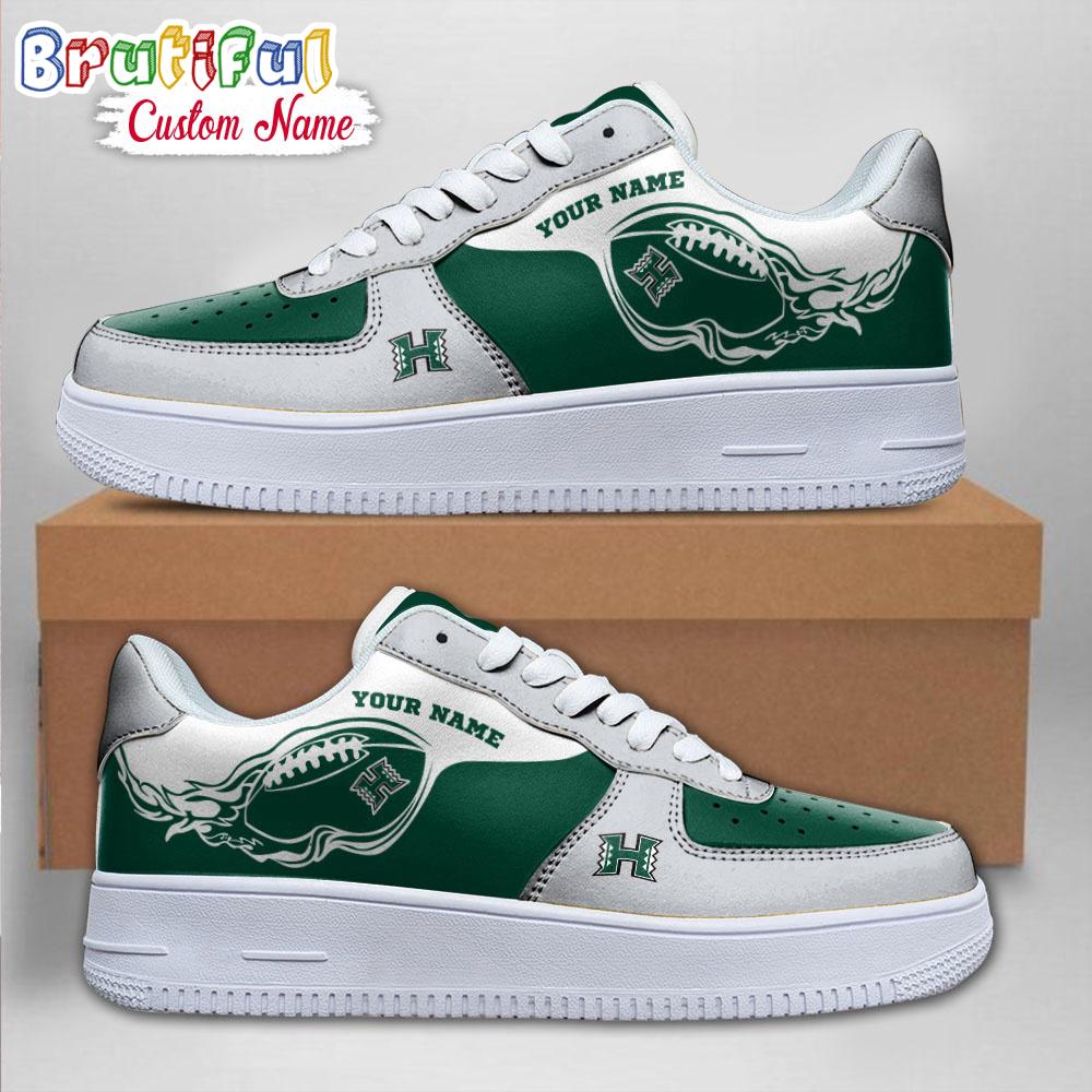 Ncaa Hawaii Rainbow Warriors Sporty Air Force 1 Shoes Sneaker