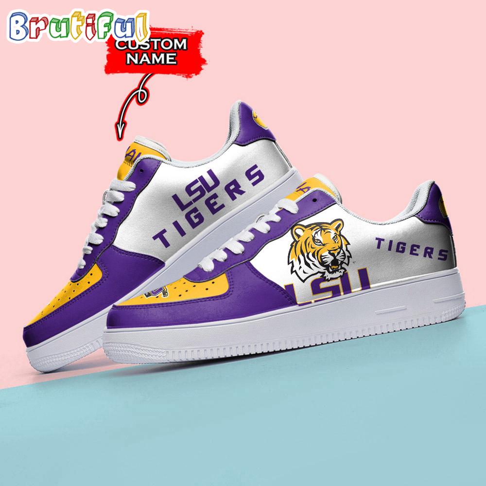 Ncaa Lsu Tigers Sporty Air Force 1 Shoes Sneaker