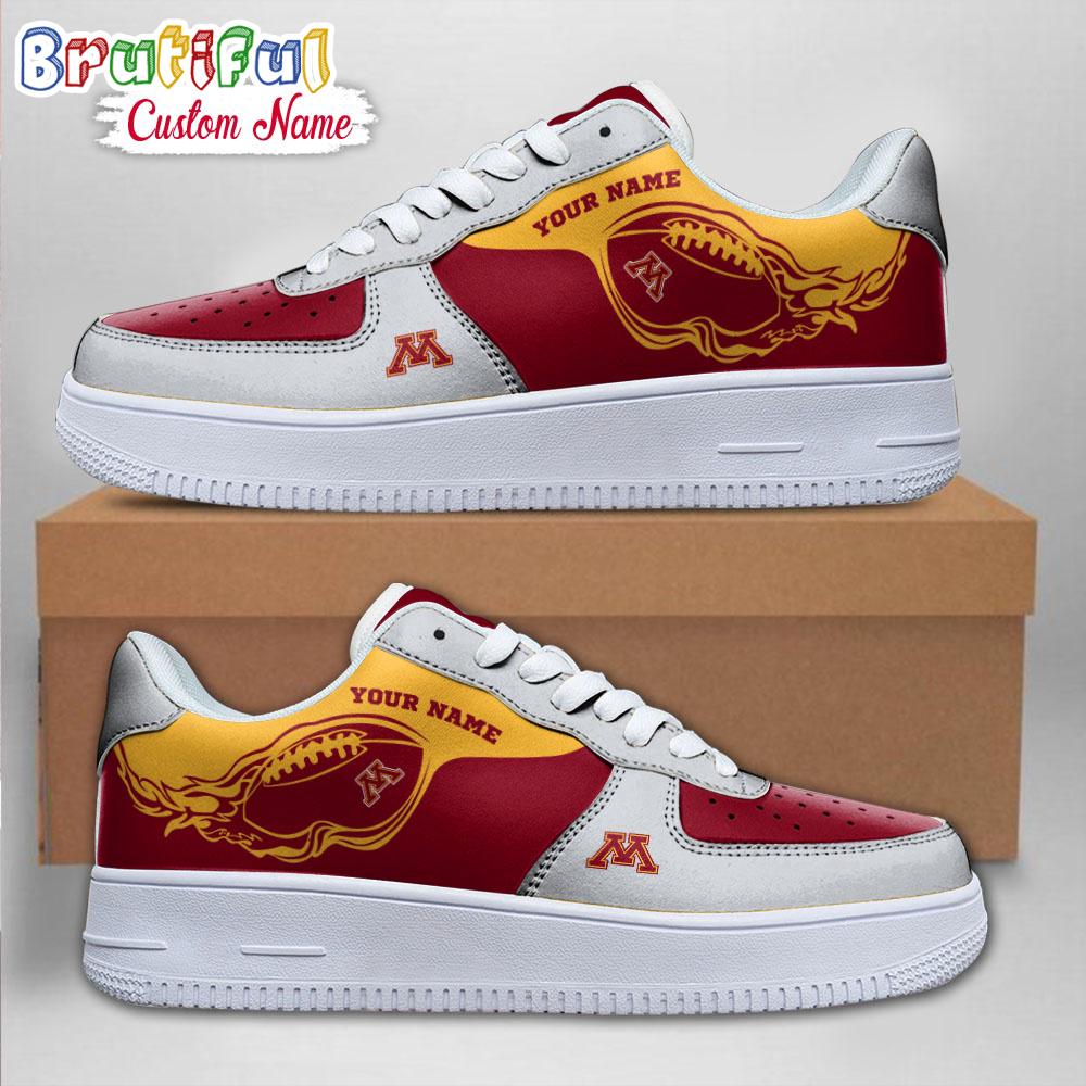 Ncaa Minnesota Golden Gophers Sporty Air Force 1 Shoes Sneaker