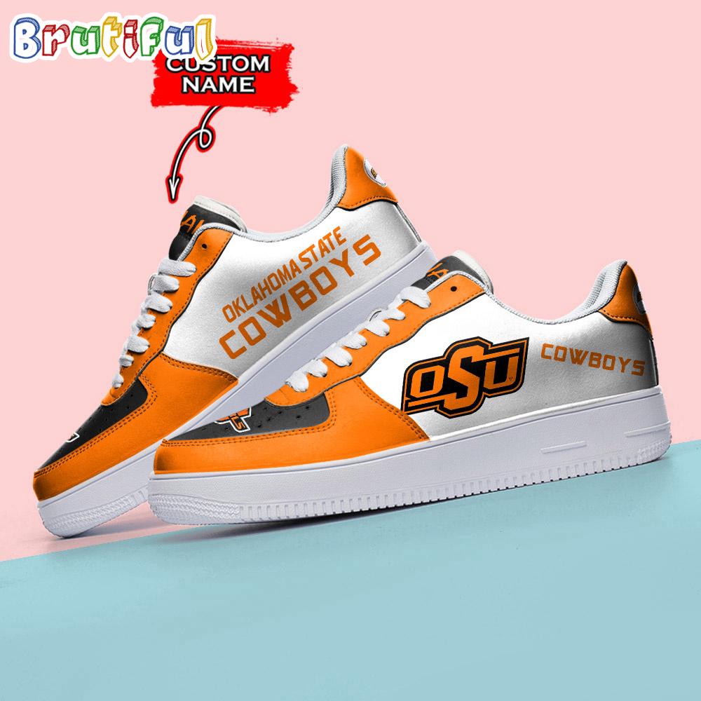 Ncaa Oklahoma State Cowboys Sporty Air Force 1 Shoes Sneaker