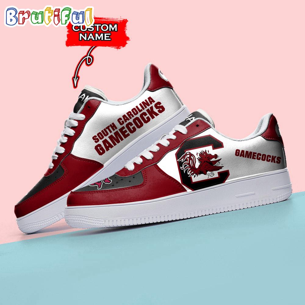 Ncaa South Carolina Gamecocks Sporty Air Force 1 Shoes Sneaker