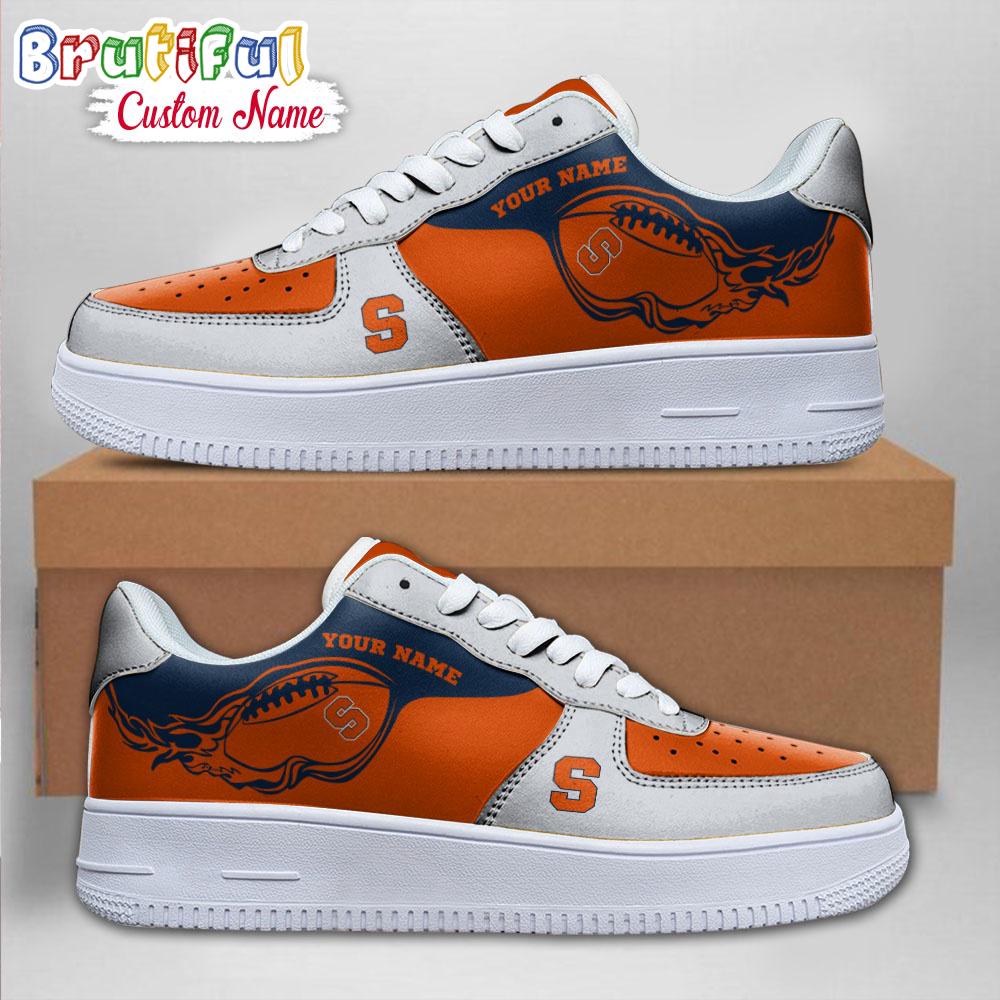 Ncaa Syracuse Orange Sporty Air Force 1 Shoes Sneaker