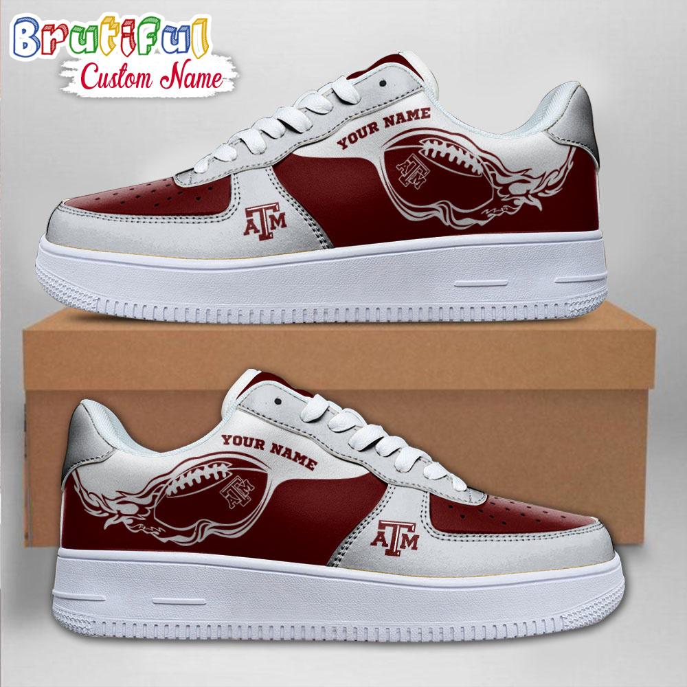 Ncaa Texas A&amp;M Aggies Sporty Air Force 1 Shoes Sneaker