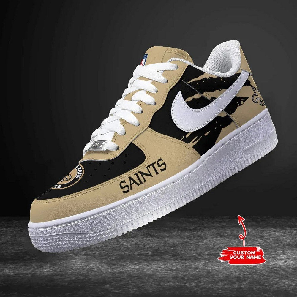 New Orleans Saints Personalized Version 6 AF1 Shoes