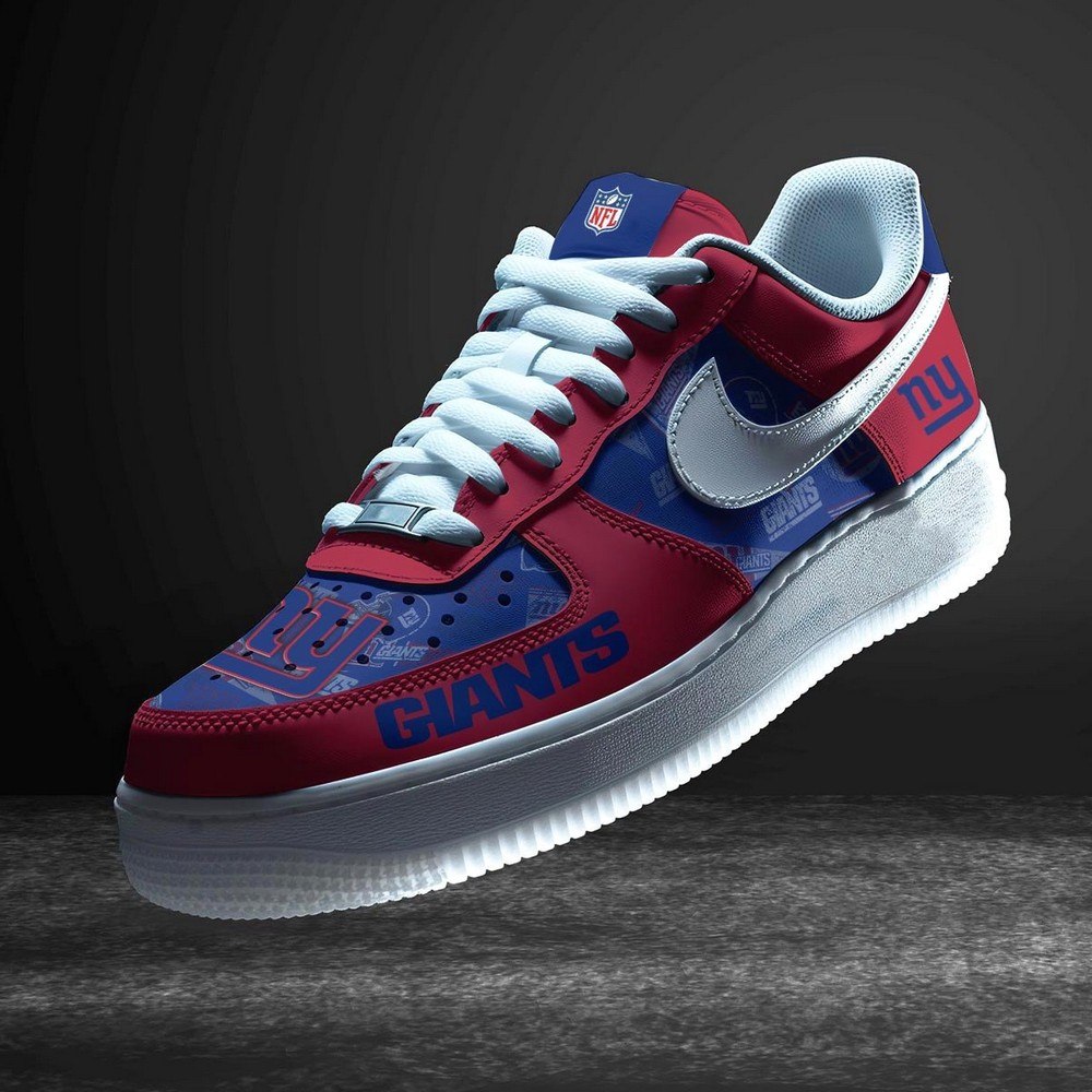 New York Giants Personalized Version 7 AF1 Shoes