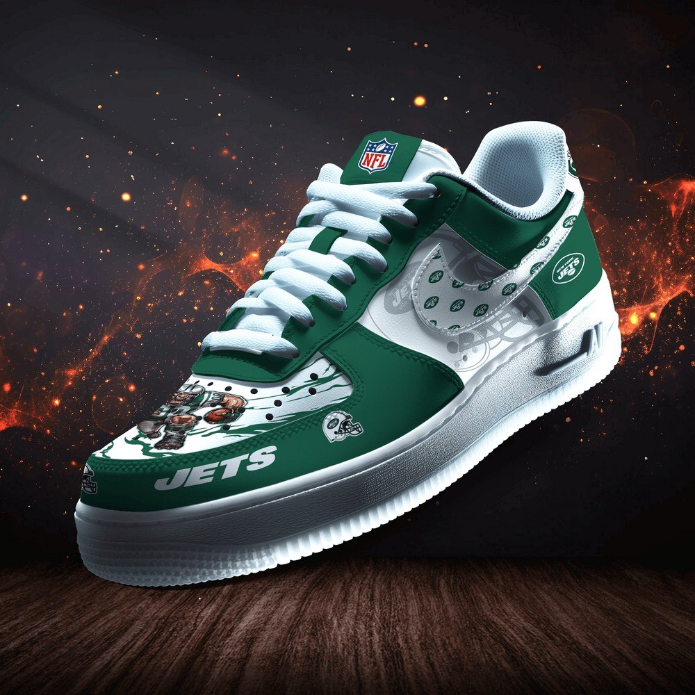 New York Jets Personalized Version 2 AF1 Shoes
