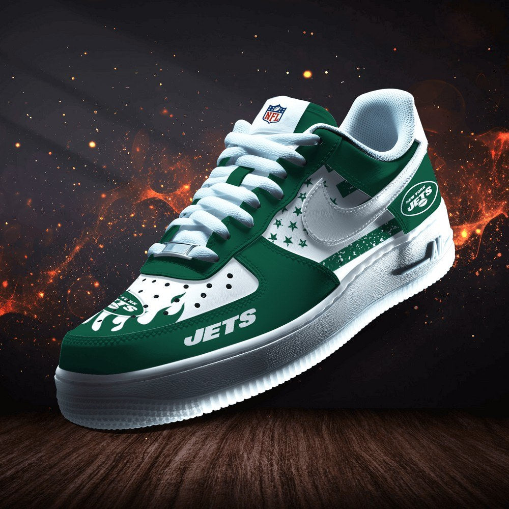 New York Jets Personalized Version 6 AF1 Shoes