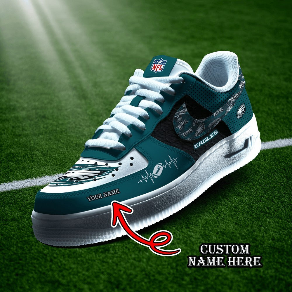 Philadelphia Eagles Personalized Version 11 AF1 Shoes