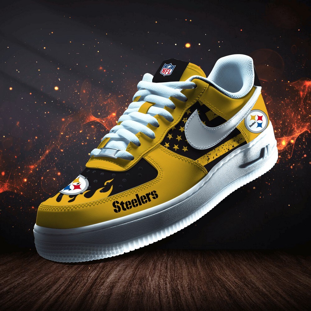 Pittsburgh Steelers Personalized Version 8 AF1 Shoes