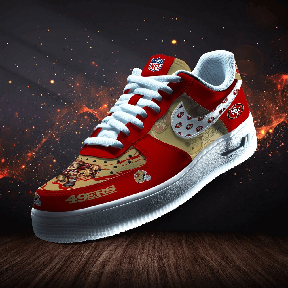 San Francisco 49ers Personalized Version 4 AF1 Shoes