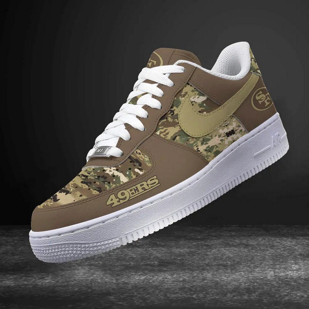 San Francisco 49ers Personalized Version 8 AF1 Shoes