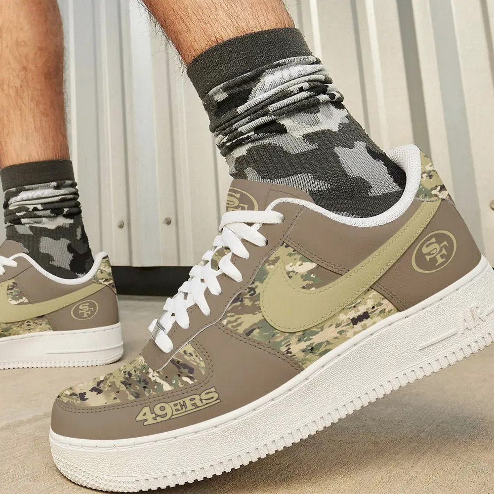 San Francisco 49ers Personalized Version 8 AF1 Shoes