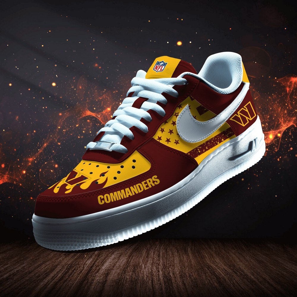 Washington Commanders Personalized Version 6 AF1 Shoes