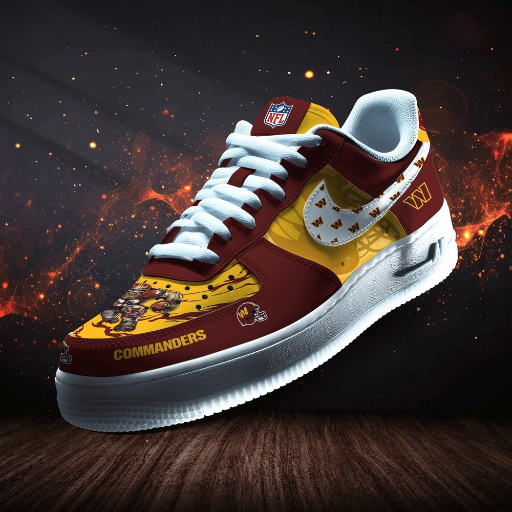 Washington Commanders Personalized Version 9 AF1 Shoes
